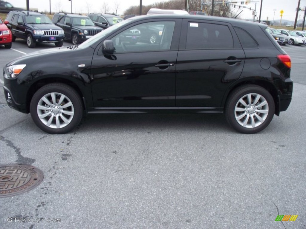 Labrador Black Pearl 2011 Mitsubishi Outlander Sport SE 4WD Exterior Photo #50628027