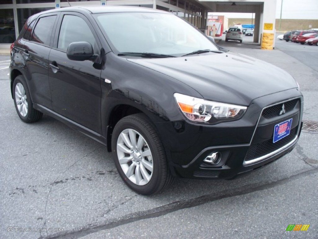 Labrador Black Pearl 2011 Mitsubishi Outlander Sport SE 4WD Exterior Photo #50628126