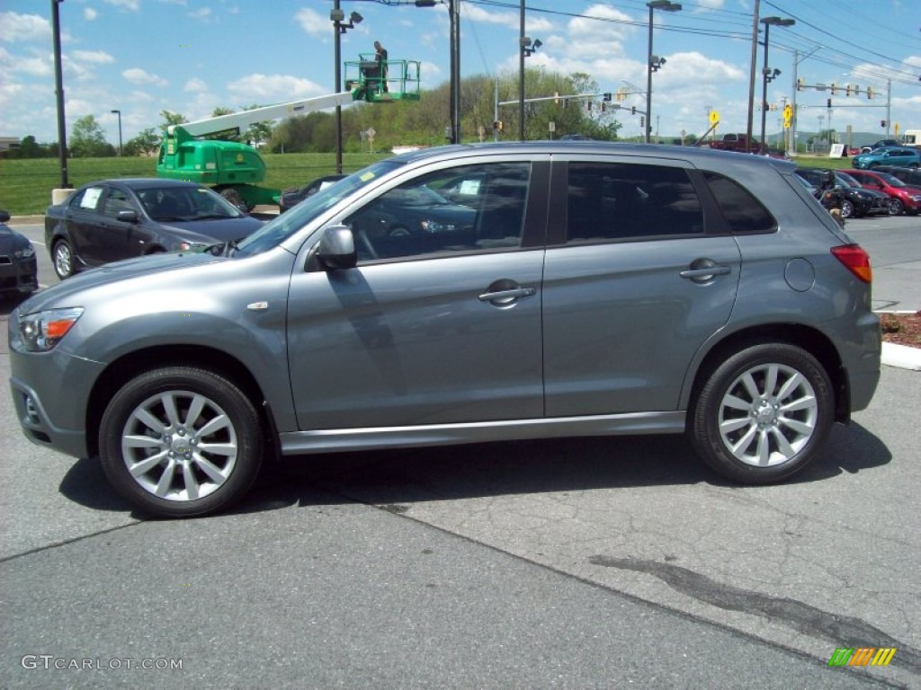 Mercury Gray 2011 Mitsubishi Outlander Sport SE 4WD Exterior Photo #50628579
