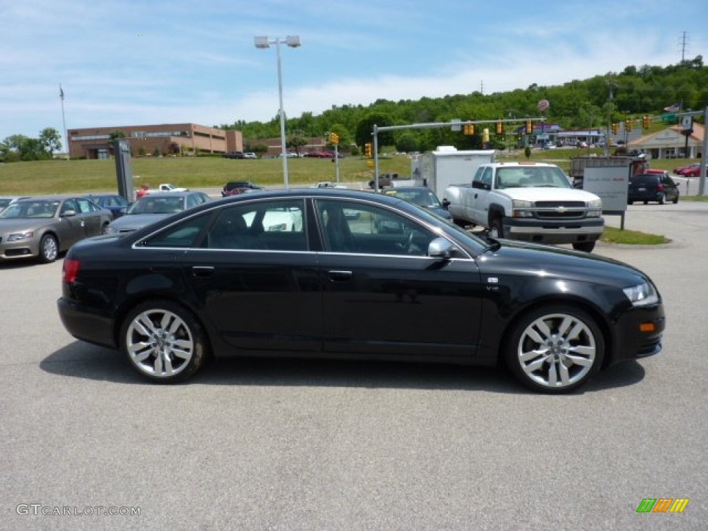 Brilliant Black 2008 Audi S6 5.2 quattro Sedan Exterior Photo #50629194
