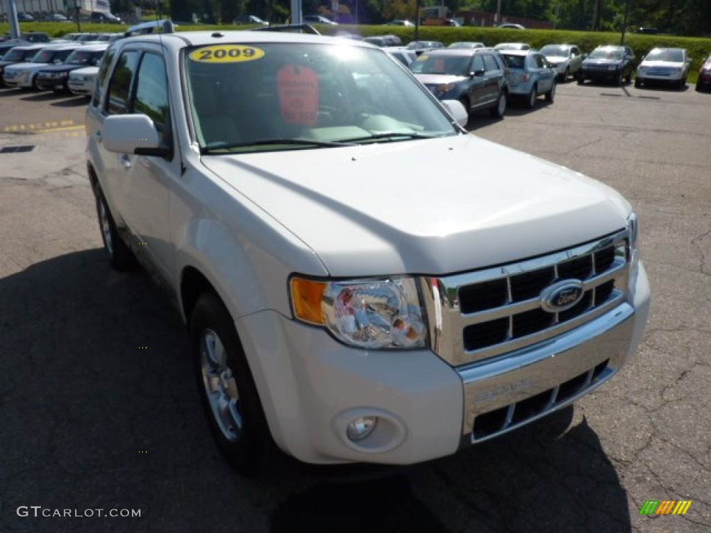 2009 Escape Limited V6 4WD - White Suede / Camel photo #6