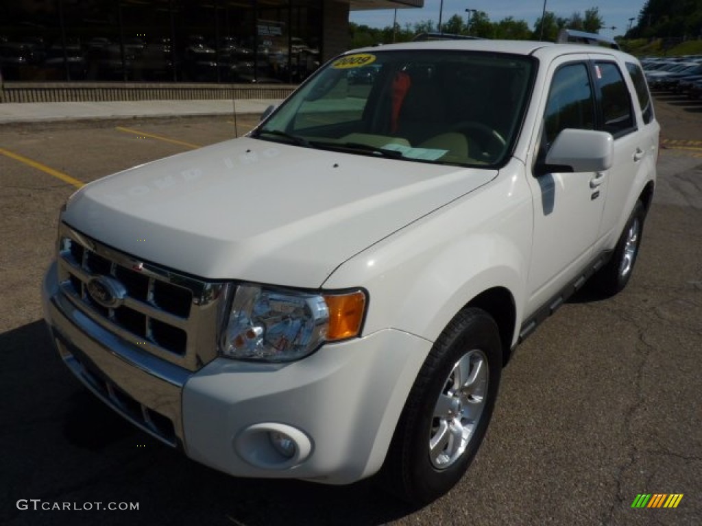 2009 Escape Limited V6 4WD - White Suede / Camel photo #8