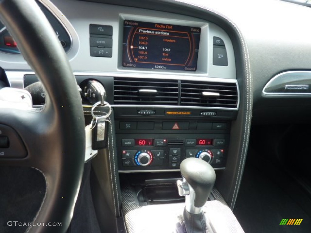 2008 Audi S6 5.2 quattro Sedan Controls Photo #50629383