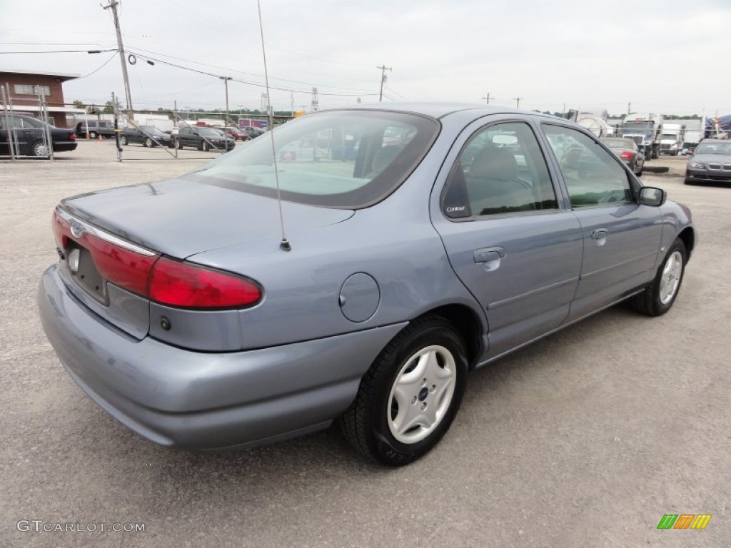 1999 Contour LX - Medium Steel Blue Metallic / Graystone photo #8