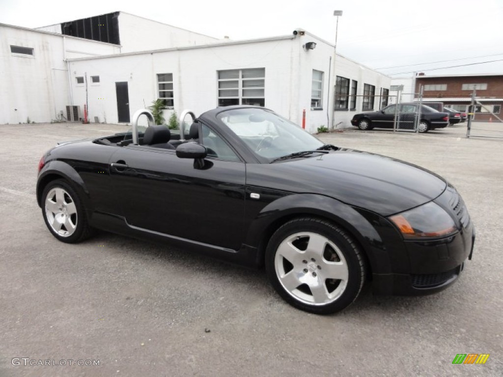 Brilliant Black 2001 Audi TT 1.8T quattro Roadster Exterior Photo #50630252