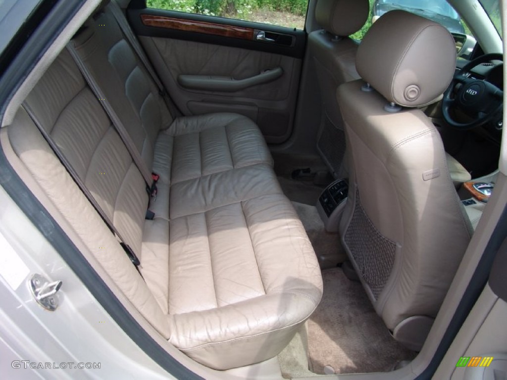 Melange Beige Interior 1999 Audi A6 2.8 quattro Sedan Photo #50630259