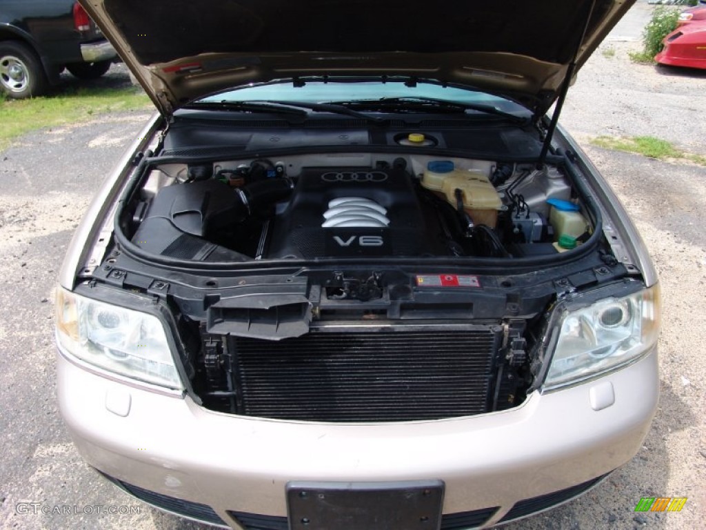 1999 Audi A6 2.8 quattro Sedan 2.8 Liter DOHC 30-Valve V6 Engine Photo #50630304