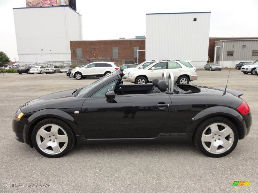 Brilliant Black 2001 Audi TT 1.8T quattro Roadster Exterior Photo #50630328