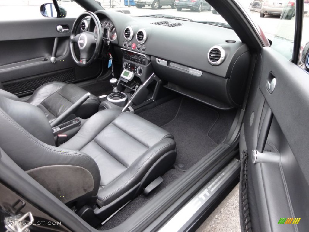 2001 Audi TT 1.8T quattro Roadster Ebony Black Dashboard Photo #50630436