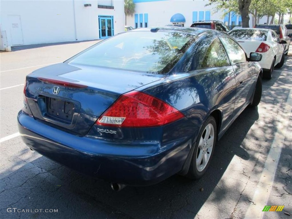 2006 Accord EX-L V6 Coupe - Sapphire Blue Pearl / Ivory photo #2