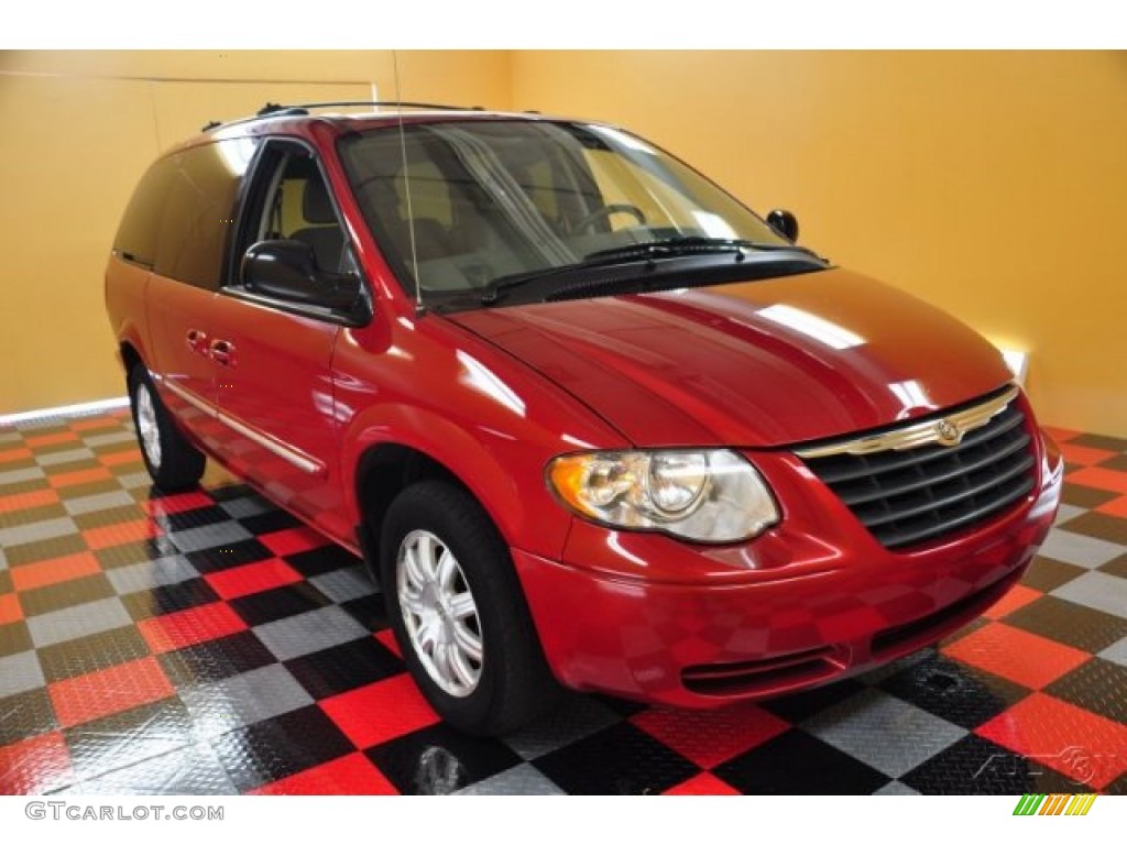 Inferno Red Pearl Chrysler Town & Country