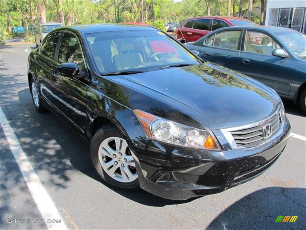 2008 Accord LX-P Sedan - Nighthawk Black Pearl / Ivory photo #1