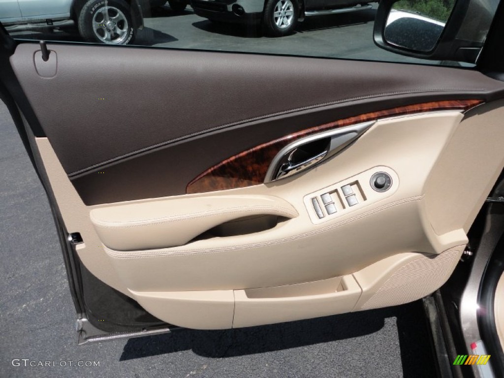 2011 Buick LaCrosse CXL Cocoa/Cashmere Door Panel Photo #50631864