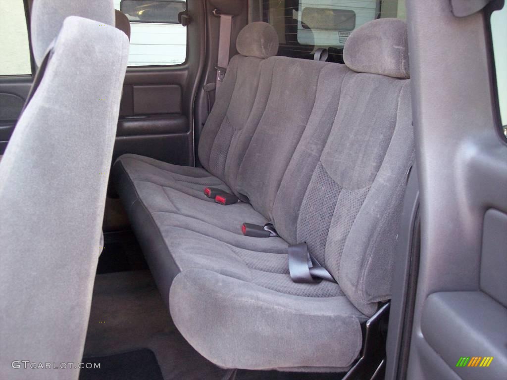 2003 Silverado 1500 LS Extended Cab 4x4 - Light Pewter Metallic / Dark Charcoal photo #42