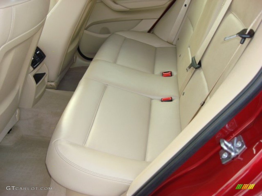 2011 X3 xDrive 28i - Vermillion Red Metallic / Beige photo #10