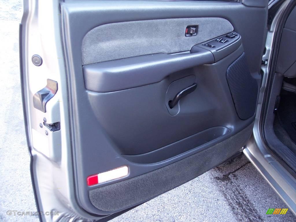 2003 Silverado 1500 LS Extended Cab 4x4 - Light Pewter Metallic / Dark Charcoal photo #44