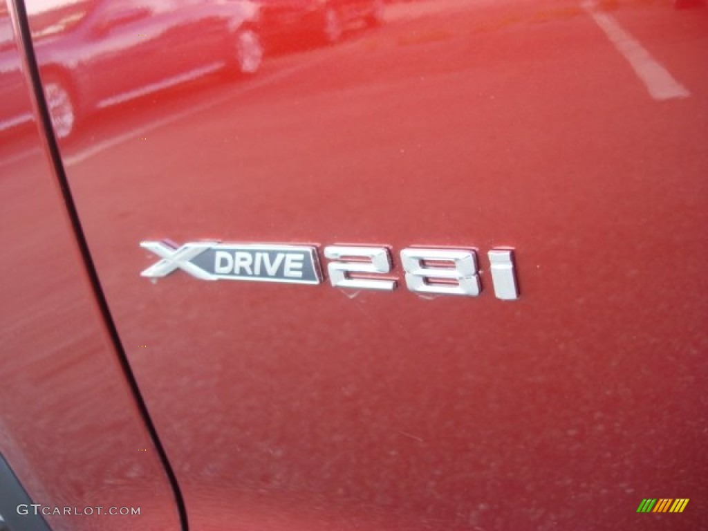 2011 X3 xDrive 28i - Vermillion Red Metallic / Beige photo #25