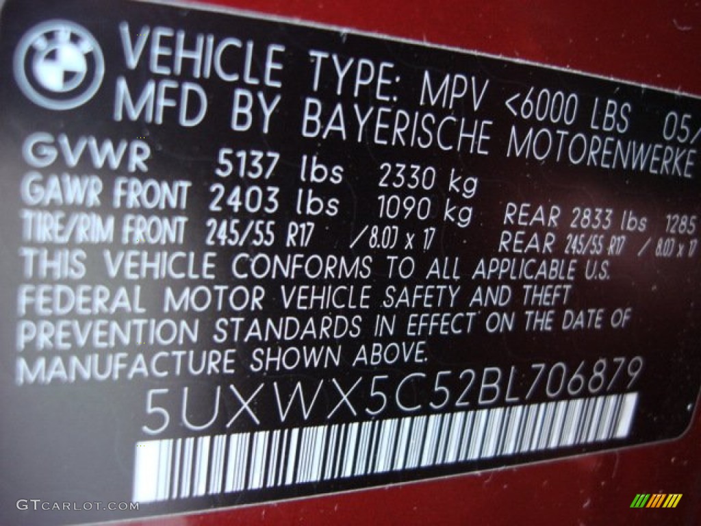 2011 X3 xDrive 28i - Vermillion Red Metallic / Beige photo #27