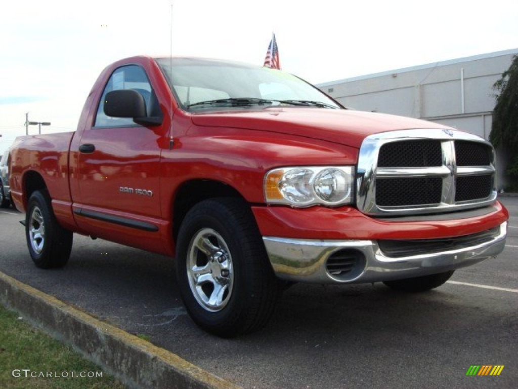 Flame Red Dodge Ram 1500