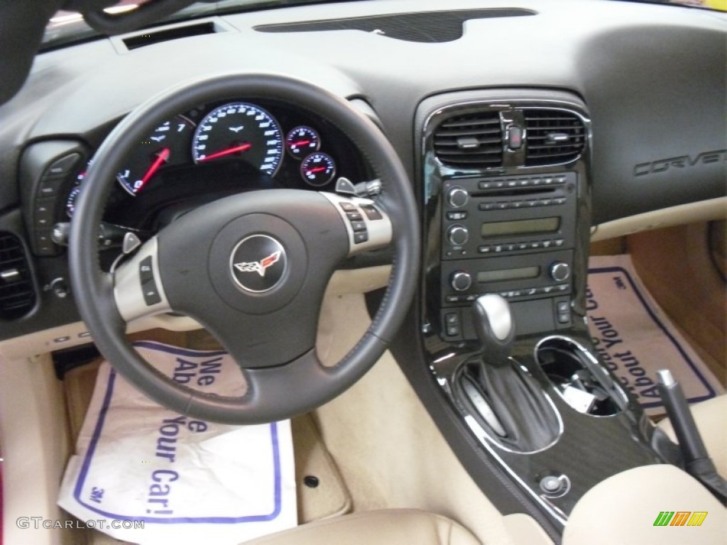2010 Chevrolet Corvette Grand Sport Coupe Cashmere Dashboard Photo #50633943