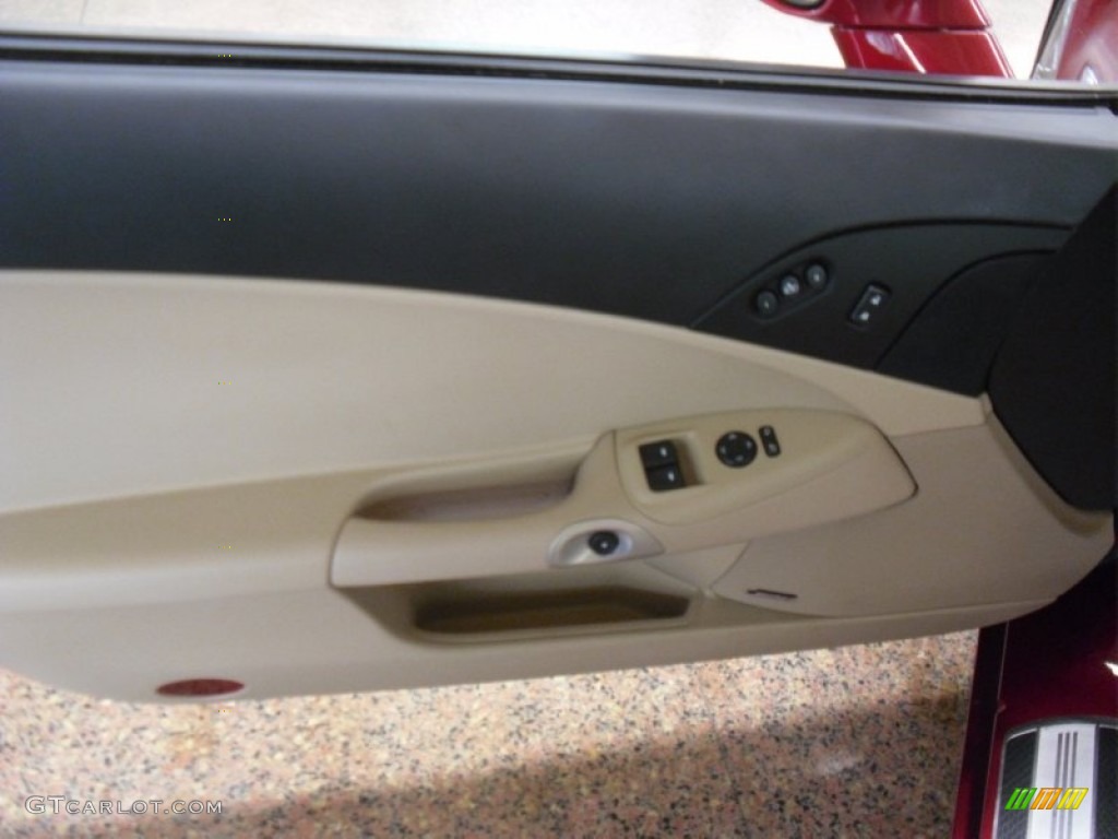 2010 Chevrolet Corvette Grand Sport Coupe Cashmere Door Panel Photo #50633957