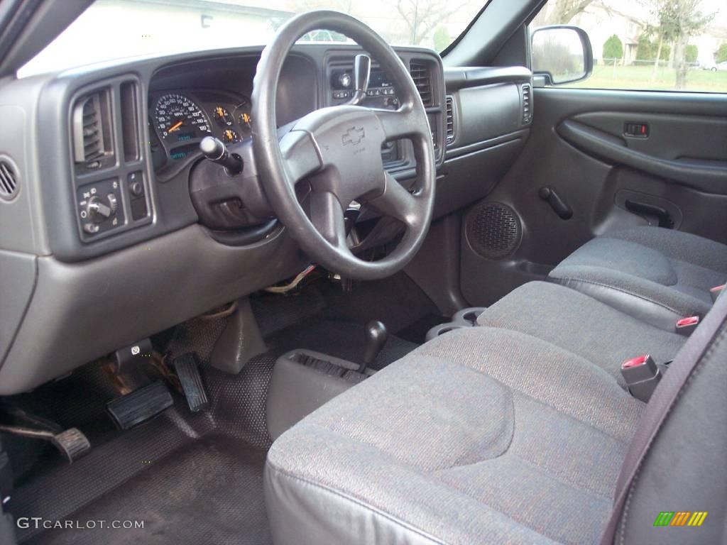 2003 Silverado 2500HD Regular Cab 4x4 - Light Pewter Metallic / Dark Charcoal photo #16