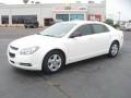 White - Malibu LS Sedan Photo No. 1