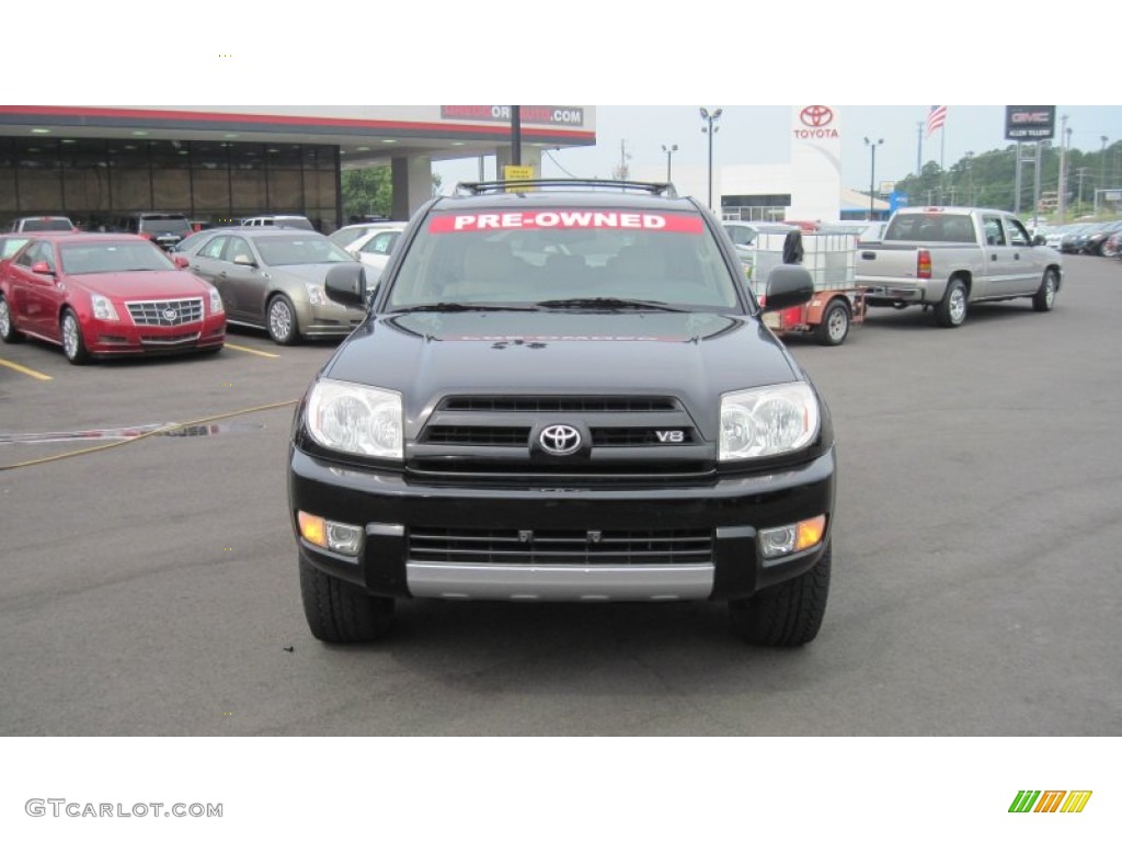 2003 4Runner Limited 4x4 - Black / Taupe photo #8