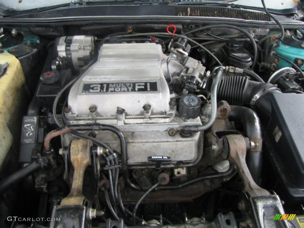 1991 Pontiac Grand Prix LE Sedan Engine Photos