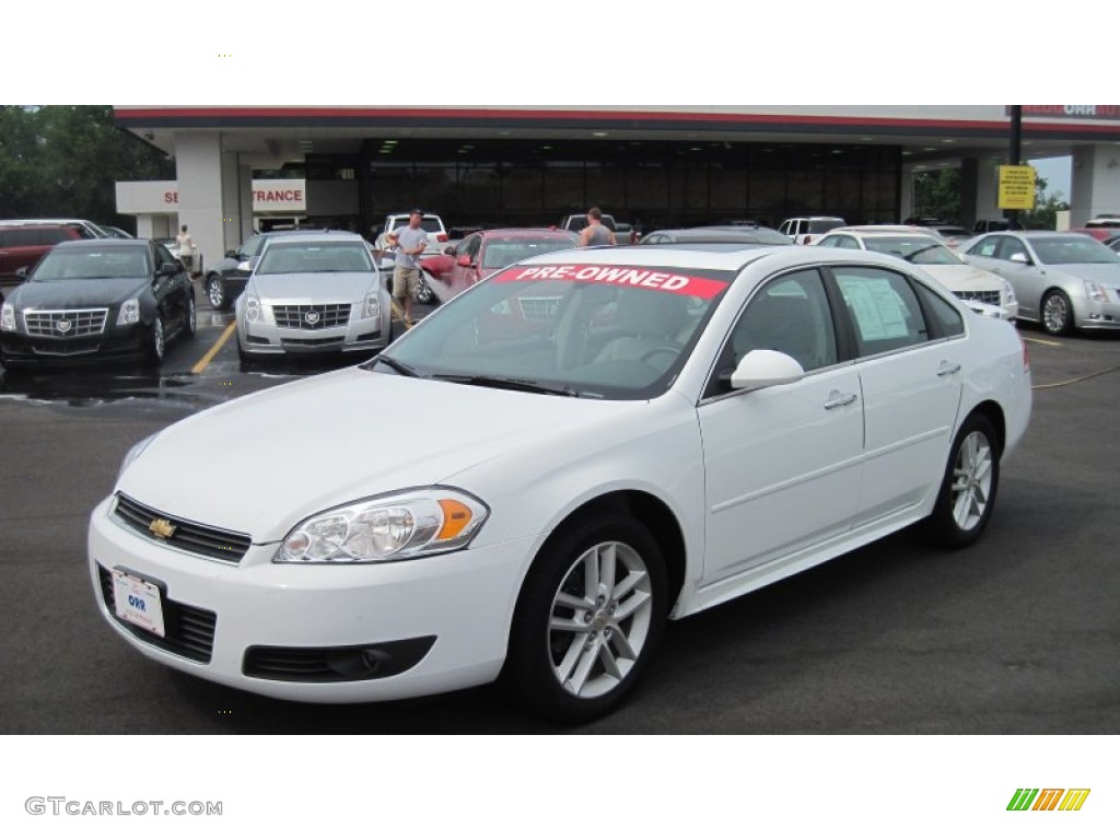 2010 Impala LTZ - Summit White / Gray photo #1