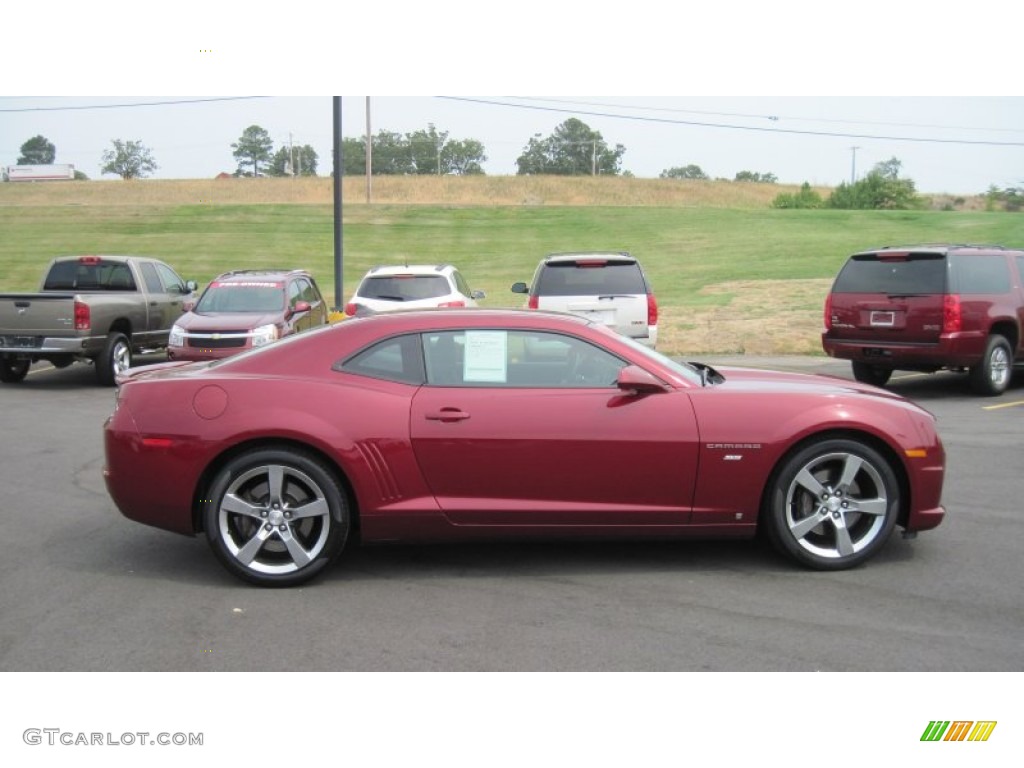 2010 Camaro SS Coupe - Red Jewel Tintcoat / Black photo #9