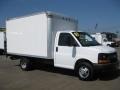 Summit White - Express Cutaway 3500 Commercial Moving Van Photo No. 1