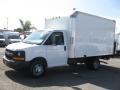 Summit White - Express Cutaway 3500 Commercial Moving Van Photo No. 3