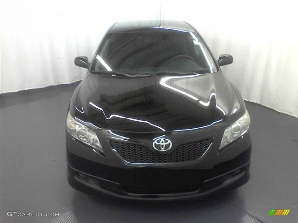2007 Camry SE - Black / Dark Charcoal photo #2