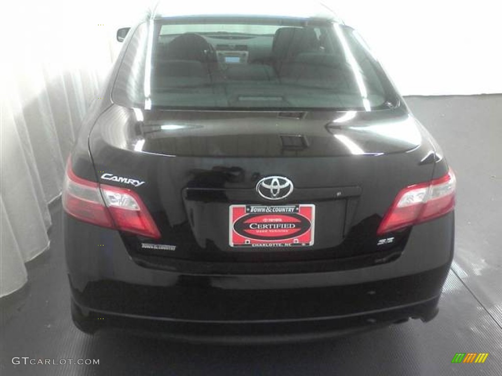2007 Camry SE - Black / Dark Charcoal photo #4