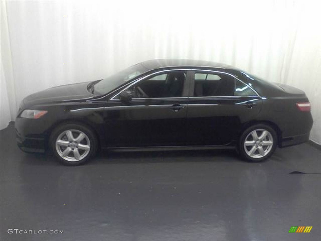 2007 Camry SE - Black / Dark Charcoal photo #17
