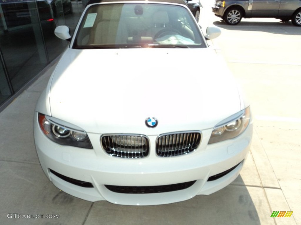 2012 1 Series 135i Convertible - Alpine White / Gray photo #5