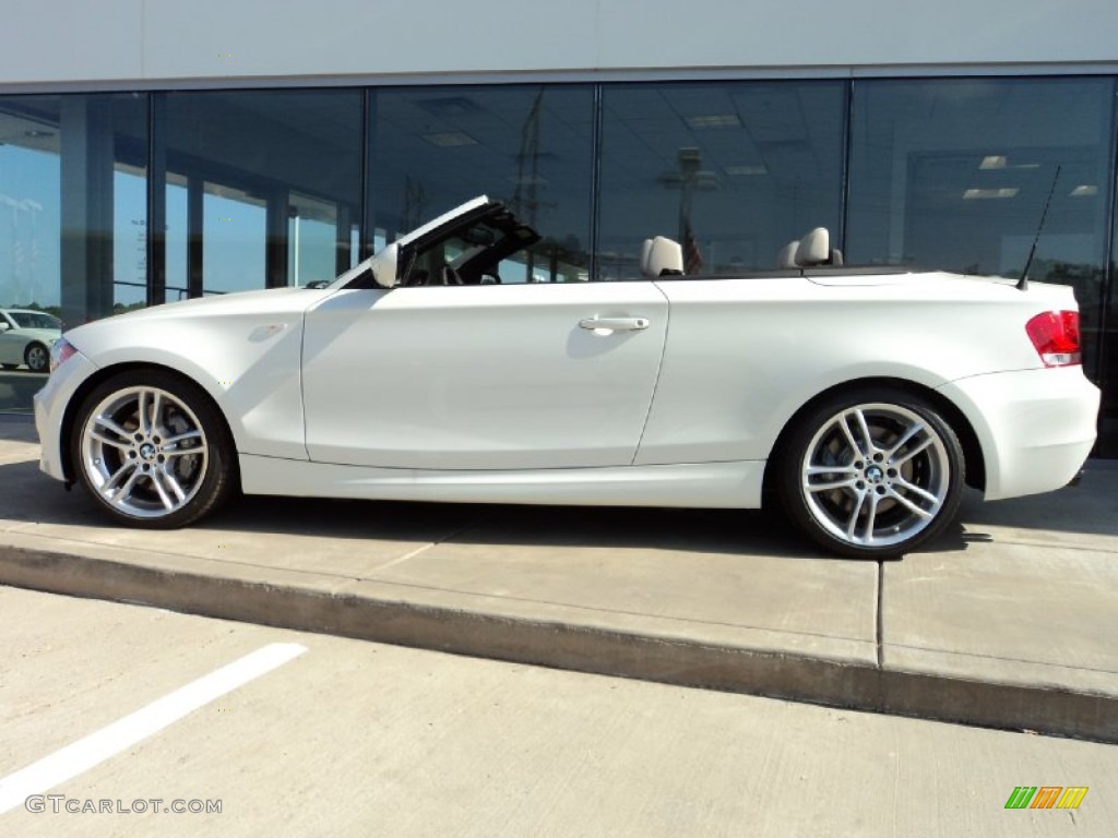 Alpine White 2012 BMW 1 Series 135i Convertible Exterior Photo #50640297