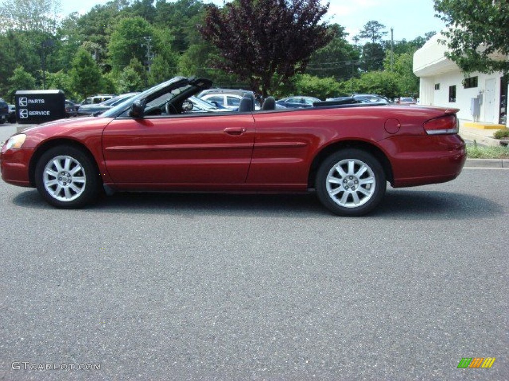 2004 Sebring GTC Convertible - Inferno Red Pearl / Dark Slate Gray photo #5