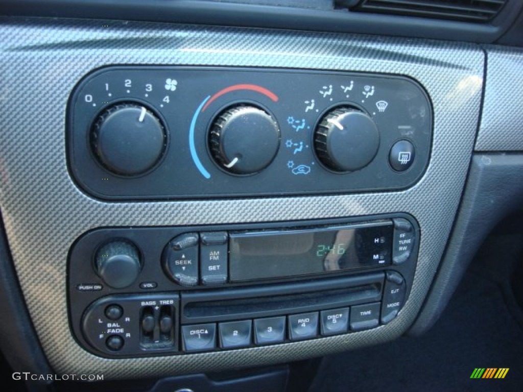 2004 Chrysler Sebring GTC Convertible Controls Photos