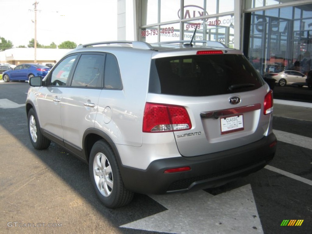 2012 Sorento LX - Bright Silver / Black photo #3