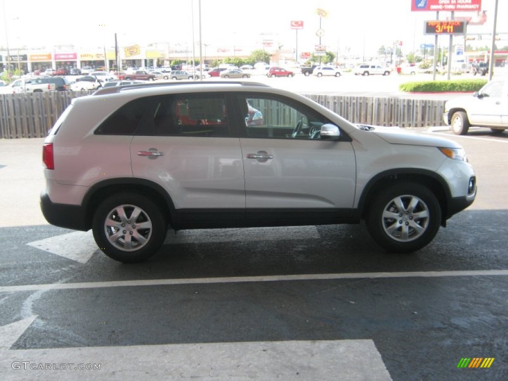 2012 Sorento LX - Bright Silver / Black photo #6