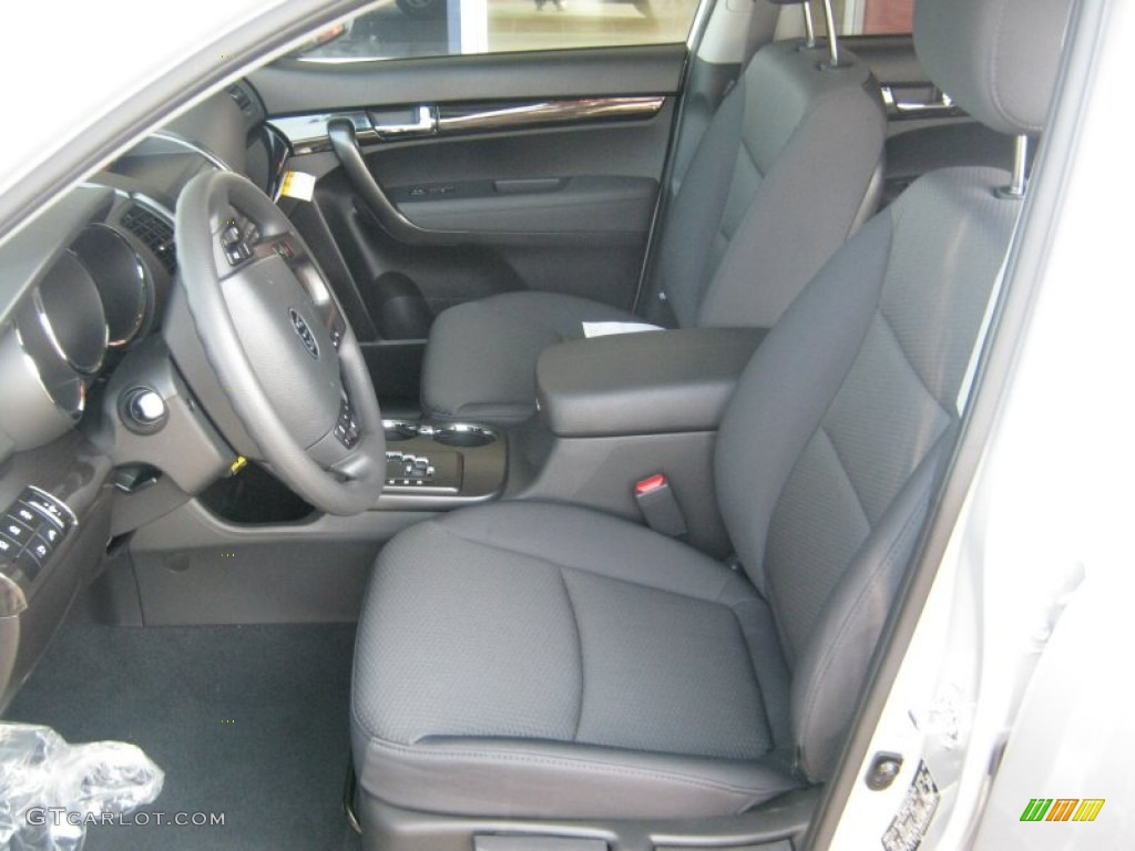 2012 Sorento LX - Bright Silver / Black photo #13