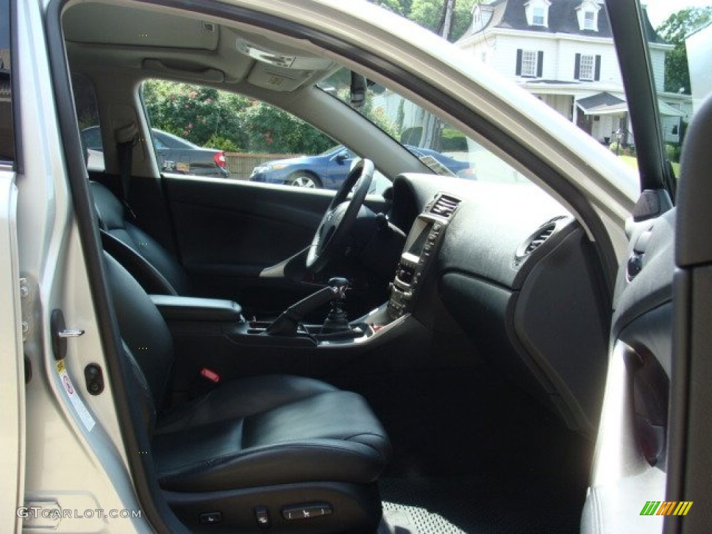 Black Interior 2008 Lexus IS 250 Photo #50642853