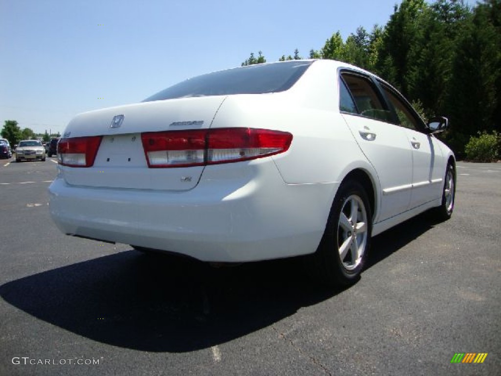 2003 Accord EX Sedan - Taffeta White / Ivory photo #3