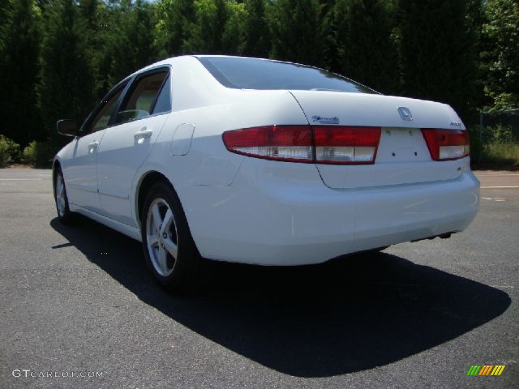 2003 Accord EX Sedan - Taffeta White / Ivory photo #5