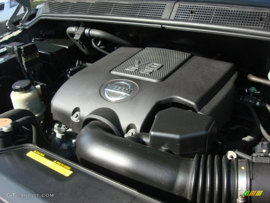 2009 Nissan Titan LE Crew Cab 4x4 5.6 Liter DOHC 32-Valve CVTCS V8 Engine Photo #50643645