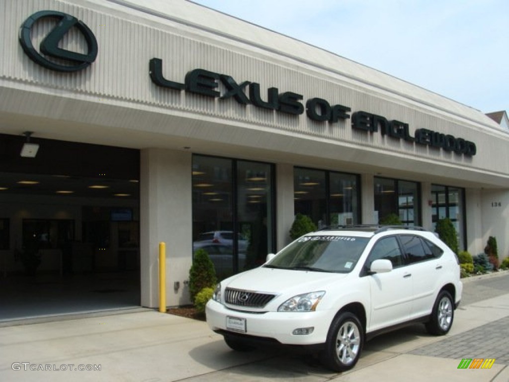 2009 RX 350 AWD - Crystal White Mica / Parchment photo #1
