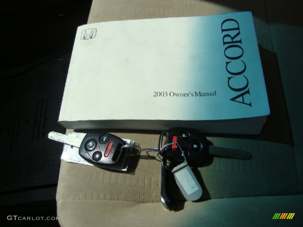 2003 Accord EX Sedan - Taffeta White / Ivory photo #37