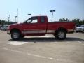 1997 Bright Red Ford F150 XLT Extended Cab 4x4  photo #6
